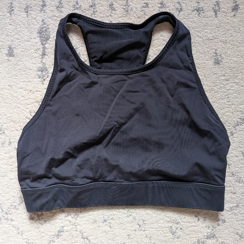 Fabletics High Impack High Neck Sports Bra In Black